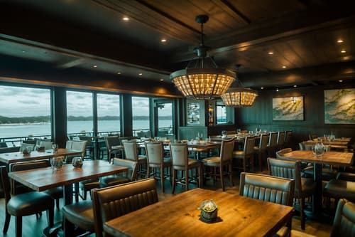 photo from pinterest of coastal-style interior designed (restaurant interior) with restaurant dining tables and restaurant chairs and restaurant decor and restaurant bar and restaurant dining tables. . with . . cinematic photo, highly detailed, cinematic lighting, ultra-detailed, ultrarealistic, photorealism, 8k. trending on pinterest. coastal interior design style. masterpiece, cinematic light, ultrarealistic+, photorealistic+, 8k, raw photo, realistic, sharp focus on eyes, (symmetrical eyes), (intact eyes), hyperrealistic, highest quality, best quality, , highly detailed, masterpiece, best quality, extremely detailed 8k wallpaper, masterpiece, best quality, ultra-detailed, best shadow, detailed background, detailed face, detailed eyes, high contrast, best illumination, detailed face, dulux, caustic, dynamic angle, detailed glow. dramatic lighting. highly detailed, insanely detailed hair, symmetrical, intricate details, professionally retouched, 8k high definition. strong bokeh. award winning photo.