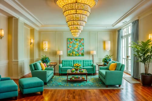 photo from pinterest of easter-style interior designed (hotel lobby interior) with sofas and coffee tables and plant and furniture and rug and hanging lamps and lounge chairs and check in desk. . with colorful easter eggs and spring decorations and light blue colors and easter decorations and flowers on table and colorful easter eggs. . cinematic photo, highly detailed, cinematic lighting, ultra-detailed, ultrarealistic, photorealism, 8k. trending on pinterest. easter interior design style. masterpiece, cinematic light, ultrarealistic+, photorealistic+, 8k, raw photo, realistic, sharp focus on eyes, (symmetrical eyes), (intact eyes), hyperrealistic, highest quality, best quality, , highly detailed, masterpiece, best quality, extremely detailed 8k wallpaper, masterpiece, best quality, ultra-detailed, best shadow, detailed background, detailed face, detailed eyes, high contrast, best illumination, detailed face, dulux, caustic, dynamic angle, detailed glow. dramatic lighting. highly detailed, insanely detailed hair, symmetrical, intricate details, professionally retouched, 8k high definition. strong bokeh. award winning photo.