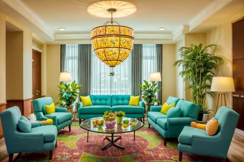 photo from pinterest of easter-style interior designed (hotel lobby interior) with sofas and coffee tables and plant and furniture and rug and hanging lamps and lounge chairs and check in desk. . with colorful easter eggs and spring decorations and light blue colors and easter decorations and flowers on table and colorful easter eggs. . cinematic photo, highly detailed, cinematic lighting, ultra-detailed, ultrarealistic, photorealism, 8k. trending on pinterest. easter interior design style. masterpiece, cinematic light, ultrarealistic+, photorealistic+, 8k, raw photo, realistic, sharp focus on eyes, (symmetrical eyes), (intact eyes), hyperrealistic, highest quality, best quality, , highly detailed, masterpiece, best quality, extremely detailed 8k wallpaper, masterpiece, best quality, ultra-detailed, best shadow, detailed background, detailed face, detailed eyes, high contrast, best illumination, detailed face, dulux, caustic, dynamic angle, detailed glow. dramatic lighting. highly detailed, insanely detailed hair, symmetrical, intricate details, professionally retouched, 8k high definition. strong bokeh. award winning photo.