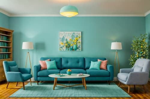 photo from pinterest of easter-style interior designed (living room interior) with rug and electric lamps and sofa and furniture and bookshelves and televisions and chairs and plant. . with light blue colors and flowers on table and spring decorations and easter decorations and colorful easter eggs and light blue colors. . cinematic photo, highly detailed, cinematic lighting, ultra-detailed, ultrarealistic, photorealism, 8k. trending on pinterest. easter interior design style. masterpiece, cinematic light, ultrarealistic+, photorealistic+, 8k, raw photo, realistic, sharp focus on eyes, (symmetrical eyes), (intact eyes), hyperrealistic, highest quality, best quality, , highly detailed, masterpiece, best quality, extremely detailed 8k wallpaper, masterpiece, best quality, ultra-detailed, best shadow, detailed background, detailed face, detailed eyes, high contrast, best illumination, detailed face, dulux, caustic, dynamic angle, detailed glow. dramatic lighting. highly detailed, insanely detailed hair, symmetrical, intricate details, professionally retouched, 8k high definition. strong bokeh. award winning photo.