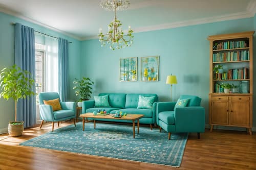 photo from pinterest of easter-style interior designed (living room interior) with rug and electric lamps and sofa and furniture and bookshelves and televisions and chairs and plant. . with light blue colors and flowers on table and spring decorations and easter decorations and colorful easter eggs and light blue colors. . cinematic photo, highly detailed, cinematic lighting, ultra-detailed, ultrarealistic, photorealism, 8k. trending on pinterest. easter interior design style. masterpiece, cinematic light, ultrarealistic+, photorealistic+, 8k, raw photo, realistic, sharp focus on eyes, (symmetrical eyes), (intact eyes), hyperrealistic, highest quality, best quality, , highly detailed, masterpiece, best quality, extremely detailed 8k wallpaper, masterpiece, best quality, ultra-detailed, best shadow, detailed background, detailed face, detailed eyes, high contrast, best illumination, detailed face, dulux, caustic, dynamic angle, detailed glow. dramatic lighting. highly detailed, insanely detailed hair, symmetrical, intricate details, professionally retouched, 8k high definition. strong bokeh. award winning photo.