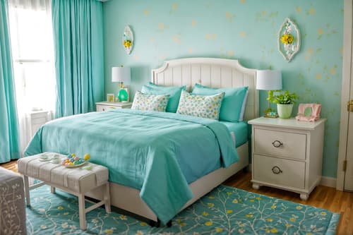 photo from pinterest of easter-style interior designed (hotel room interior) with hotel bathroom and dresser closet and bedside table or night stand and headboard and storage bench or ottoman and night light and working desk with desk chair and plant. . with easter decorations and light blue colors and colorful easter eggs and flowers on table and spring decorations and easter decorations. . cinematic photo, highly detailed, cinematic lighting, ultra-detailed, ultrarealistic, photorealism, 8k. trending on pinterest. easter interior design style. masterpiece, cinematic light, ultrarealistic+, photorealistic+, 8k, raw photo, realistic, sharp focus on eyes, (symmetrical eyes), (intact eyes), hyperrealistic, highest quality, best quality, , highly detailed, masterpiece, best quality, extremely detailed 8k wallpaper, masterpiece, best quality, ultra-detailed, best shadow, detailed background, detailed face, detailed eyes, high contrast, best illumination, detailed face, dulux, caustic, dynamic angle, detailed glow. dramatic lighting. highly detailed, insanely detailed hair, symmetrical, intricate details, professionally retouched, 8k high definition. strong bokeh. award winning photo.