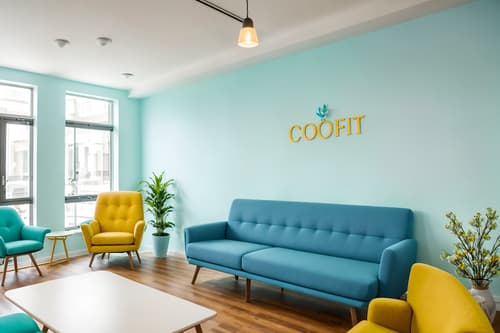 photo from pinterest of easter-style interior designed (coworking space interior) with seating area with sofa and office desks and lounge chairs and office chairs and seating area with sofa. . with light blue colors and flowers on table and spring decorations and easter decorations and colorful easter eggs and light blue colors. . cinematic photo, highly detailed, cinematic lighting, ultra-detailed, ultrarealistic, photorealism, 8k. trending on pinterest. easter interior design style. masterpiece, cinematic light, ultrarealistic+, photorealistic+, 8k, raw photo, realistic, sharp focus on eyes, (symmetrical eyes), (intact eyes), hyperrealistic, highest quality, best quality, , highly detailed, masterpiece, best quality, extremely detailed 8k wallpaper, masterpiece, best quality, ultra-detailed, best shadow, detailed background, detailed face, detailed eyes, high contrast, best illumination, detailed face, dulux, caustic, dynamic angle, detailed glow. dramatic lighting. highly detailed, insanely detailed hair, symmetrical, intricate details, professionally retouched, 8k high definition. strong bokeh. award winning photo.
