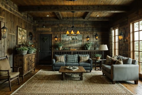 photo from pinterest of cottagecore-style interior designed (hotel lobby interior) with check in desk and sofas and rug and coffee tables and plant and lounge chairs and hanging lamps and furniture. . with rustic and cottage style and traditional and muted colors and natural and earthy and organic and country style. . cinematic photo, highly detailed, cinematic lighting, ultra-detailed, ultrarealistic, photorealism, 8k. trending on pinterest. cottagecore interior design style. masterpiece, cinematic light, ultrarealistic+, photorealistic+, 8k, raw photo, realistic, sharp focus on eyes, (symmetrical eyes), (intact eyes), hyperrealistic, highest quality, best quality, , highly detailed, masterpiece, best quality, extremely detailed 8k wallpaper, masterpiece, best quality, ultra-detailed, best shadow, detailed background, detailed face, detailed eyes, high contrast, best illumination, detailed face, dulux, caustic, dynamic angle, detailed glow. dramatic lighting. highly detailed, insanely detailed hair, symmetrical, intricate details, professionally retouched, 8k high definition. strong bokeh. award winning photo.