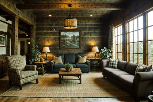 photo from pinterest of cottagecore-style interior designed (hotel lobby interior) with check in desk and sofas and rug and coffee tables and plant and lounge chairs and hanging lamps and furniture. . with rustic and cottage style and traditional and muted colors and natural and earthy and organic and country style. . cinematic photo, highly detailed, cinematic lighting, ultra-detailed, ultrarealistic, photorealism, 8k. trending on pinterest. cottagecore interior design style. masterpiece, cinematic light, ultrarealistic+, photorealistic+, 8k, raw photo, realistic, sharp focus on eyes, (symmetrical eyes), (intact eyes), hyperrealistic, highest quality, best quality, , highly detailed, masterpiece, best quality, extremely detailed 8k wallpaper, masterpiece, best quality, ultra-detailed, best shadow, detailed background, detailed face, detailed eyes, high contrast, best illumination, detailed face, dulux, caustic, dynamic angle, detailed glow. dramatic lighting. highly detailed, insanely detailed hair, symmetrical, intricate details, professionally retouched, 8k high definition. strong bokeh. award winning photo.