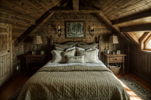 photo from pinterest of cottagecore-style interior designed (attic interior) . with cottage style and natural and traditional and organic and floral patterns and earthy and country style and rustic. . cinematic photo, highly detailed, cinematic lighting, ultra-detailed, ultrarealistic, photorealism, 8k. trending on pinterest. cottagecore interior design style. masterpiece, cinematic light, ultrarealistic+, photorealistic+, 8k, raw photo, realistic, sharp focus on eyes, (symmetrical eyes), (intact eyes), hyperrealistic, highest quality, best quality, , highly detailed, masterpiece, best quality, extremely detailed 8k wallpaper, masterpiece, best quality, ultra-detailed, best shadow, detailed background, detailed face, detailed eyes, high contrast, best illumination, detailed face, dulux, caustic, dynamic angle, detailed glow. dramatic lighting. highly detailed, insanely detailed hair, symmetrical, intricate details, professionally retouched, 8k high definition. strong bokeh. award winning photo.