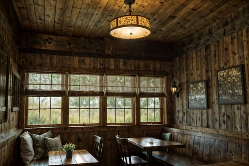 photo from pinterest of cottagecore-style interior designed (coffee shop interior) . with natural and traditional and floral patterns and country style and organic and rustic and muted colors and cottage style. . cinematic photo, highly detailed, cinematic lighting, ultra-detailed, ultrarealistic, photorealism, 8k. trending on pinterest. cottagecore interior design style. masterpiece, cinematic light, ultrarealistic+, photorealistic+, 8k, raw photo, realistic, sharp focus on eyes, (symmetrical eyes), (intact eyes), hyperrealistic, highest quality, best quality, , highly detailed, masterpiece, best quality, extremely detailed 8k wallpaper, masterpiece, best quality, ultra-detailed, best shadow, detailed background, detailed face, detailed eyes, high contrast, best illumination, detailed face, dulux, caustic, dynamic angle, detailed glow. dramatic lighting. highly detailed, insanely detailed hair, symmetrical, intricate details, professionally retouched, 8k high definition. strong bokeh. award winning photo.