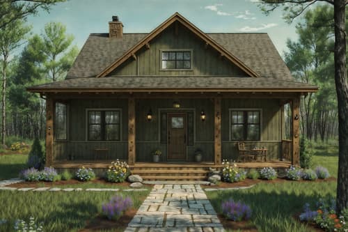 photo from pinterest of cottagecore-style exterior designed (house exterior exterior) . with country style and earthy and floral patterns and natural and muted colors and traditional and cottage style and organic. . cinematic photo, highly detailed, cinematic lighting, ultra-detailed, ultrarealistic, photorealism, 8k. trending on pinterest. cottagecore exterior design style. masterpiece, cinematic light, ultrarealistic+, photorealistic+, 8k, raw photo, realistic, sharp focus on eyes, (symmetrical eyes), (intact eyes), hyperrealistic, highest quality, best quality, , highly detailed, masterpiece, best quality, extremely detailed 8k wallpaper, masterpiece, best quality, ultra-detailed, best shadow, detailed background, detailed face, detailed eyes, high contrast, best illumination, detailed face, dulux, caustic, dynamic angle, detailed glow. dramatic lighting. highly detailed, insanely detailed hair, symmetrical, intricate details, professionally retouched, 8k high definition. strong bokeh. award winning photo.