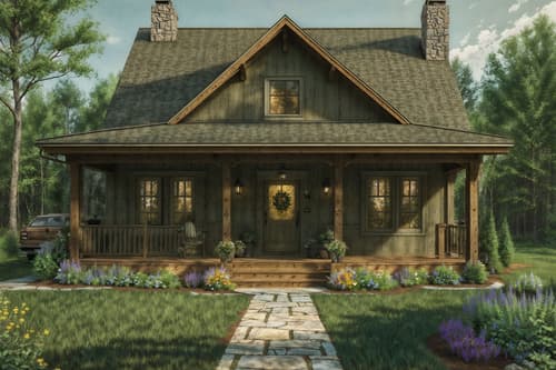 photo from pinterest of cottagecore-style exterior designed (house exterior exterior) . with country style and earthy and floral patterns and natural and muted colors and traditional and cottage style and organic. . cinematic photo, highly detailed, cinematic lighting, ultra-detailed, ultrarealistic, photorealism, 8k. trending on pinterest. cottagecore exterior design style. masterpiece, cinematic light, ultrarealistic+, photorealistic+, 8k, raw photo, realistic, sharp focus on eyes, (symmetrical eyes), (intact eyes), hyperrealistic, highest quality, best quality, , highly detailed, masterpiece, best quality, extremely detailed 8k wallpaper, masterpiece, best quality, ultra-detailed, best shadow, detailed background, detailed face, detailed eyes, high contrast, best illumination, detailed face, dulux, caustic, dynamic angle, detailed glow. dramatic lighting. highly detailed, insanely detailed hair, symmetrical, intricate details, professionally retouched, 8k high definition. strong bokeh. award winning photo.