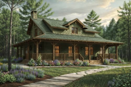 photo from pinterest of cottagecore-style exterior designed (house exterior exterior) . with country style and earthy and floral patterns and natural and muted colors and traditional and cottage style and organic. . cinematic photo, highly detailed, cinematic lighting, ultra-detailed, ultrarealistic, photorealism, 8k. trending on pinterest. cottagecore exterior design style. masterpiece, cinematic light, ultrarealistic+, photorealistic+, 8k, raw photo, realistic, sharp focus on eyes, (symmetrical eyes), (intact eyes), hyperrealistic, highest quality, best quality, , highly detailed, masterpiece, best quality, extremely detailed 8k wallpaper, masterpiece, best quality, ultra-detailed, best shadow, detailed background, detailed face, detailed eyes, high contrast, best illumination, detailed face, dulux, caustic, dynamic angle, detailed glow. dramatic lighting. highly detailed, insanely detailed hair, symmetrical, intricate details, professionally retouched, 8k high definition. strong bokeh. award winning photo.
