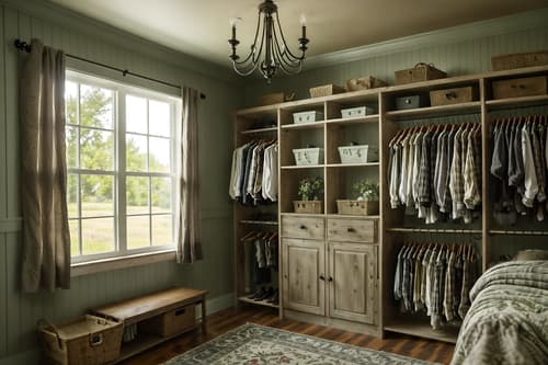 photo from pinterest of cottagecore-style interior designed (walk in closet interior) . with cottage style and country style and muted colors and natural and rustic and organic and earthy and floral patterns. . cinematic photo, highly detailed, cinematic lighting, ultra-detailed, ultrarealistic, photorealism, 8k. trending on pinterest. cottagecore interior design style. masterpiece, cinematic light, ultrarealistic+, photorealistic+, 8k, raw photo, realistic, sharp focus on eyes, (symmetrical eyes), (intact eyes), hyperrealistic, highest quality, best quality, , highly detailed, masterpiece, best quality, extremely detailed 8k wallpaper, masterpiece, best quality, ultra-detailed, best shadow, detailed background, detailed face, detailed eyes, high contrast, best illumination, detailed face, dulux, caustic, dynamic angle, detailed glow. dramatic lighting. highly detailed, insanely detailed hair, symmetrical, intricate details, professionally retouched, 8k high definition. strong bokeh. award winning photo.