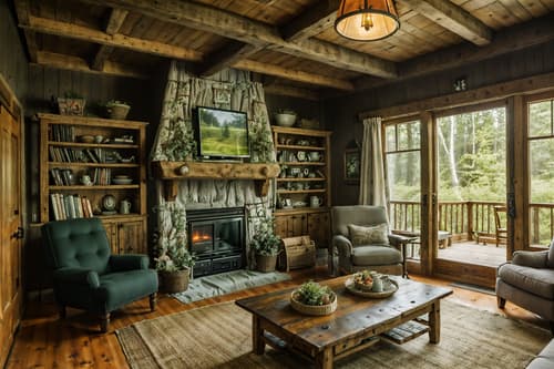 photo from pinterest of cottagecore-style interior designed (living room interior) with televisions and coffee tables and occasional tables and chairs and electric lamps and plant and bookshelves and furniture. . with cottage style and traditional and natural and rustic and earthy and muted colors and country style and organic. . cinematic photo, highly detailed, cinematic lighting, ultra-detailed, ultrarealistic, photorealism, 8k. trending on pinterest. cottagecore interior design style. masterpiece, cinematic light, ultrarealistic+, photorealistic+, 8k, raw photo, realistic, sharp focus on eyes, (symmetrical eyes), (intact eyes), hyperrealistic, highest quality, best quality, , highly detailed, masterpiece, best quality, extremely detailed 8k wallpaper, masterpiece, best quality, ultra-detailed, best shadow, detailed background, detailed face, detailed eyes, high contrast, best illumination, detailed face, dulux, caustic, dynamic angle, detailed glow. dramatic lighting. highly detailed, insanely detailed hair, symmetrical, intricate details, professionally retouched, 8k high definition. strong bokeh. award winning photo.