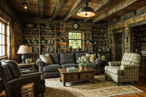 photo from pinterest of cottagecore-style interior designed (living room interior) with televisions and coffee tables and occasional tables and chairs and electric lamps and plant and bookshelves and furniture. . with cottage style and traditional and natural and rustic and earthy and muted colors and country style and organic. . cinematic photo, highly detailed, cinematic lighting, ultra-detailed, ultrarealistic, photorealism, 8k. trending on pinterest. cottagecore interior design style. masterpiece, cinematic light, ultrarealistic+, photorealistic+, 8k, raw photo, realistic, sharp focus on eyes, (symmetrical eyes), (intact eyes), hyperrealistic, highest quality, best quality, , highly detailed, masterpiece, best quality, extremely detailed 8k wallpaper, masterpiece, best quality, ultra-detailed, best shadow, detailed background, detailed face, detailed eyes, high contrast, best illumination, detailed face, dulux, caustic, dynamic angle, detailed glow. dramatic lighting. highly detailed, insanely detailed hair, symmetrical, intricate details, professionally retouched, 8k high definition. strong bokeh. award winning photo.
