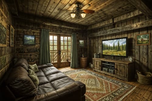 photo from pinterest of cottagecore-style interior designed (gaming room interior) . with organic and traditional and earthy and country style and rustic and floral patterns and cottage style and natural. . cinematic photo, highly detailed, cinematic lighting, ultra-detailed, ultrarealistic, photorealism, 8k. trending on pinterest. cottagecore interior design style. masterpiece, cinematic light, ultrarealistic+, photorealistic+, 8k, raw photo, realistic, sharp focus on eyes, (symmetrical eyes), (intact eyes), hyperrealistic, highest quality, best quality, , highly detailed, masterpiece, best quality, extremely detailed 8k wallpaper, masterpiece, best quality, ultra-detailed, best shadow, detailed background, detailed face, detailed eyes, high contrast, best illumination, detailed face, dulux, caustic, dynamic angle, detailed glow. dramatic lighting. highly detailed, insanely detailed hair, symmetrical, intricate details, professionally retouched, 8k high definition. strong bokeh. award winning photo.