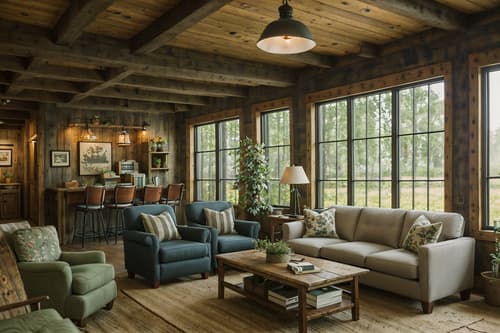 photo from pinterest of cottagecore-style interior designed (coworking space interior) with office desks and office chairs and seating area with sofa and lounge chairs and office desks. . with organic and earthy and floral patterns and cottage style and traditional and muted colors and country style and rustic. . cinematic photo, highly detailed, cinematic lighting, ultra-detailed, ultrarealistic, photorealism, 8k. trending on pinterest. cottagecore interior design style. masterpiece, cinematic light, ultrarealistic+, photorealistic+, 8k, raw photo, realistic, sharp focus on eyes, (symmetrical eyes), (intact eyes), hyperrealistic, highest quality, best quality, , highly detailed, masterpiece, best quality, extremely detailed 8k wallpaper, masterpiece, best quality, ultra-detailed, best shadow, detailed background, detailed face, detailed eyes, high contrast, best illumination, detailed face, dulux, caustic, dynamic angle, detailed glow. dramatic lighting. highly detailed, insanely detailed hair, symmetrical, intricate details, professionally retouched, 8k high definition. strong bokeh. award winning photo.