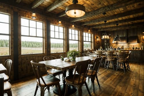 photo from pinterest of cottagecore-style interior designed (restaurant interior) with restaurant chairs and restaurant decor and restaurant bar and restaurant dining tables and restaurant chairs. . with rustic and earthy and traditional and cottage style and country style and organic and muted colors and natural. . cinematic photo, highly detailed, cinematic lighting, ultra-detailed, ultrarealistic, photorealism, 8k. trending on pinterest. cottagecore interior design style. masterpiece, cinematic light, ultrarealistic+, photorealistic+, 8k, raw photo, realistic, sharp focus on eyes, (symmetrical eyes), (intact eyes), hyperrealistic, highest quality, best quality, , highly detailed, masterpiece, best quality, extremely detailed 8k wallpaper, masterpiece, best quality, ultra-detailed, best shadow, detailed background, detailed face, detailed eyes, high contrast, best illumination, detailed face, dulux, caustic, dynamic angle, detailed glow. dramatic lighting. highly detailed, insanely detailed hair, symmetrical, intricate details, professionally retouched, 8k high definition. strong bokeh. award winning photo.