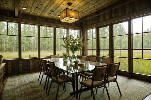 photo from pinterest of cottagecore-style interior designed (meeting room interior) with glass walls and boardroom table and cabinets and vase and glass doors and plant and office chairs and painting or photo on wall. . with earthy and floral patterns and traditional and muted colors and natural and cottage style and country style and rustic. . cinematic photo, highly detailed, cinematic lighting, ultra-detailed, ultrarealistic, photorealism, 8k. trending on pinterest. cottagecore interior design style. masterpiece, cinematic light, ultrarealistic+, photorealistic+, 8k, raw photo, realistic, sharp focus on eyes, (symmetrical eyes), (intact eyes), hyperrealistic, highest quality, best quality, , highly detailed, masterpiece, best quality, extremely detailed 8k wallpaper, masterpiece, best quality, ultra-detailed, best shadow, detailed background, detailed face, detailed eyes, high contrast, best illumination, detailed face, dulux, caustic, dynamic angle, detailed glow. dramatic lighting. highly detailed, insanely detailed hair, symmetrical, intricate details, professionally retouched, 8k high definition. strong bokeh. award winning photo.