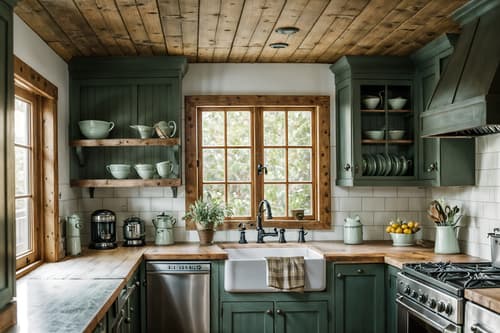 photo from pinterest of cottagecore-style interior designed (kitchen interior) with plant and worktops and refrigerator and sink and kitchen cabinets and stove and plant. . with organic and cottage style and floral patterns and natural and rustic and traditional and muted colors and country style. . cinematic photo, highly detailed, cinematic lighting, ultra-detailed, ultrarealistic, photorealism, 8k. trending on pinterest. cottagecore interior design style. masterpiece, cinematic light, ultrarealistic+, photorealistic+, 8k, raw photo, realistic, sharp focus on eyes, (symmetrical eyes), (intact eyes), hyperrealistic, highest quality, best quality, , highly detailed, masterpiece, best quality, extremely detailed 8k wallpaper, masterpiece, best quality, ultra-detailed, best shadow, detailed background, detailed face, detailed eyes, high contrast, best illumination, detailed face, dulux, caustic, dynamic angle, detailed glow. dramatic lighting. highly detailed, insanely detailed hair, symmetrical, intricate details, professionally retouched, 8k high definition. strong bokeh. award winning photo.