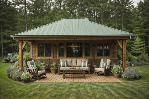 photo from pinterest of cottagecore-style designed (outdoor patio ) with patio couch with pillows and deck with deck chairs and grass and plant and barbeque or grill and patio couch with pillows. . with cottage style and country style and rustic and earthy and traditional and muted colors and natural and organic. . cinematic photo, highly detailed, cinematic lighting, ultra-detailed, ultrarealistic, photorealism, 8k. trending on pinterest. cottagecore design style. masterpiece, cinematic light, ultrarealistic+, photorealistic+, 8k, raw photo, realistic, sharp focus on eyes, (symmetrical eyes), (intact eyes), hyperrealistic, highest quality, best quality, , highly detailed, masterpiece, best quality, extremely detailed 8k wallpaper, masterpiece, best quality, ultra-detailed, best shadow, detailed background, detailed face, detailed eyes, high contrast, best illumination, detailed face, dulux, caustic, dynamic angle, detailed glow. dramatic lighting. highly detailed, insanely detailed hair, symmetrical, intricate details, professionally retouched, 8k high definition. strong bokeh. award winning photo.