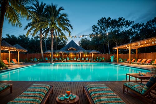 photo from pinterest of bohemian-style designed (outdoor pool area ) with pool lounge chairs and pool lights and pool and pool lounge chairs. . with mixed patterns and a lack of structure and travel trinkets and metals and playful colors and playful textures and woods and animal hides. . cinematic photo, highly detailed, cinematic lighting, ultra-detailed, ultrarealistic, photorealism, 8k. trending on pinterest. bohemian design style. masterpiece, cinematic light, ultrarealistic+, photorealistic+, 8k, raw photo, realistic, sharp focus on eyes, (symmetrical eyes), (intact eyes), hyperrealistic, highest quality, best quality, , highly detailed, masterpiece, best quality, extremely detailed 8k wallpaper, masterpiece, best quality, ultra-detailed, best shadow, detailed background, detailed face, detailed eyes, high contrast, best illumination, detailed face, dulux, caustic, dynamic angle, detailed glow. dramatic lighting. highly detailed, insanely detailed hair, symmetrical, intricate details, professionally retouched, 8k high definition. strong bokeh. award winning photo.