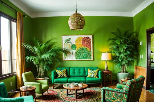 photo from pinterest of bohemian-style interior designed (hotel lobby interior) with lounge chairs and coffee tables and check in desk and hanging lamps and plant and sofas and rug and furniture. . with lush green nature and bold colors and carefree layers of pattern, texture, and color and animal hides and playful colors and playful patterns and a lack of structure and natural materials. . cinematic photo, highly detailed, cinematic lighting, ultra-detailed, ultrarealistic, photorealism, 8k. trending on pinterest. bohemian interior design style. masterpiece, cinematic light, ultrarealistic+, photorealistic+, 8k, raw photo, realistic, sharp focus on eyes, (symmetrical eyes), (intact eyes), hyperrealistic, highest quality, best quality, , highly detailed, masterpiece, best quality, extremely detailed 8k wallpaper, masterpiece, best quality, ultra-detailed, best shadow, detailed background, detailed face, detailed eyes, high contrast, best illumination, detailed face, dulux, caustic, dynamic angle, detailed glow. dramatic lighting. highly detailed, insanely detailed hair, symmetrical, intricate details, professionally retouched, 8k high definition. strong bokeh. award winning photo.