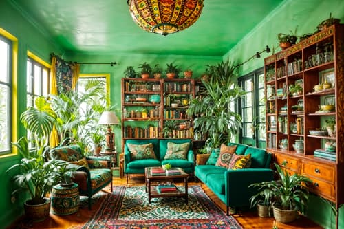 photo from pinterest of bohemian-style interior designed (kitchen living combo interior) with electric lamps and furniture and plant and bookshelves and plant and sink and televisions and chairs. . with a lack of structure and travel trinkets and mixed patterns and bold patterns and bold colors and animal hides and lush green nature and playful patterns. . cinematic photo, highly detailed, cinematic lighting, ultra-detailed, ultrarealistic, photorealism, 8k. trending on pinterest. bohemian interior design style. masterpiece, cinematic light, ultrarealistic+, photorealistic+, 8k, raw photo, realistic, sharp focus on eyes, (symmetrical eyes), (intact eyes), hyperrealistic, highest quality, best quality, , highly detailed, masterpiece, best quality, extremely detailed 8k wallpaper, masterpiece, best quality, ultra-detailed, best shadow, detailed background, detailed face, detailed eyes, high contrast, best illumination, detailed face, dulux, caustic, dynamic angle, detailed glow. dramatic lighting. highly detailed, insanely detailed hair, symmetrical, intricate details, professionally retouched, 8k high definition. strong bokeh. award winning photo.