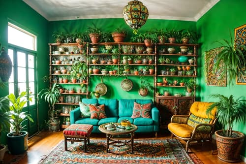 photo from pinterest of bohemian-style interior designed (kitchen living combo interior) with electric lamps and furniture and plant and bookshelves and plant and sink and televisions and chairs. . with a lack of structure and travel trinkets and mixed patterns and bold patterns and bold colors and animal hides and lush green nature and playful patterns. . cinematic photo, highly detailed, cinematic lighting, ultra-detailed, ultrarealistic, photorealism, 8k. trending on pinterest. bohemian interior design style. masterpiece, cinematic light, ultrarealistic+, photorealistic+, 8k, raw photo, realistic, sharp focus on eyes, (symmetrical eyes), (intact eyes), hyperrealistic, highest quality, best quality, , highly detailed, masterpiece, best quality, extremely detailed 8k wallpaper, masterpiece, best quality, ultra-detailed, best shadow, detailed background, detailed face, detailed eyes, high contrast, best illumination, detailed face, dulux, caustic, dynamic angle, detailed glow. dramatic lighting. highly detailed, insanely detailed hair, symmetrical, intricate details, professionally retouched, 8k high definition. strong bokeh. award winning photo.