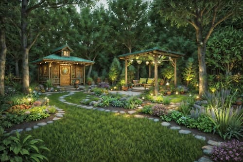 photo from pinterest of bohemian-style designed (outdoor garden ) with grass and garden tree and garden plants and grass. . with woods and playful patterns and a lack of structure and bold colors and animal hides and playful colors and lush green nature and natural materials. . cinematic photo, highly detailed, cinematic lighting, ultra-detailed, ultrarealistic, photorealism, 8k. trending on pinterest. bohemian design style. masterpiece, cinematic light, ultrarealistic+, photorealistic+, 8k, raw photo, realistic, sharp focus on eyes, (symmetrical eyes), (intact eyes), hyperrealistic, highest quality, best quality, , highly detailed, masterpiece, best quality, extremely detailed 8k wallpaper, masterpiece, best quality, ultra-detailed, best shadow, detailed background, detailed face, detailed eyes, high contrast, best illumination, detailed face, dulux, caustic, dynamic angle, detailed glow. dramatic lighting. highly detailed, insanely detailed hair, symmetrical, intricate details, professionally retouched, 8k high definition. strong bokeh. award winning photo.