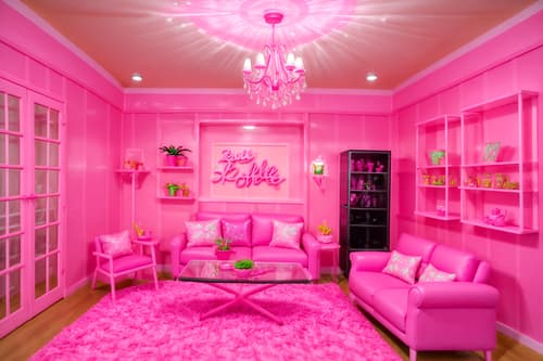 photo from pinterest of hot pink-style interior designed (coffee shop interior) . with barbie sofa and barbie closet and barbie bold rosy hues like fuchsia and magenta and barbie plastic interior and hot pink barbie colors and barbie style interior and hot pink barbie walls and barbie glitter and sparkle. . cinematic photo, highly detailed, cinematic lighting, ultra-detailed, ultrarealistic, photorealism, 8k. trending on pinterest. hot pink interior design style. masterpiece, cinematic light, ultrarealistic+, photorealistic+, 8k, raw photo, realistic, sharp focus on eyes, (symmetrical eyes), (intact eyes), hyperrealistic, highest quality, best quality, , highly detailed, masterpiece, best quality, extremely detailed 8k wallpaper, masterpiece, best quality, ultra-detailed, best shadow, detailed background, detailed face, detailed eyes, high contrast, best illumination, detailed face, dulux, caustic, dynamic angle, detailed glow. dramatic lighting. highly detailed, insanely detailed hair, symmetrical, intricate details, professionally retouched, 8k high definition. strong bokeh. award winning photo.
