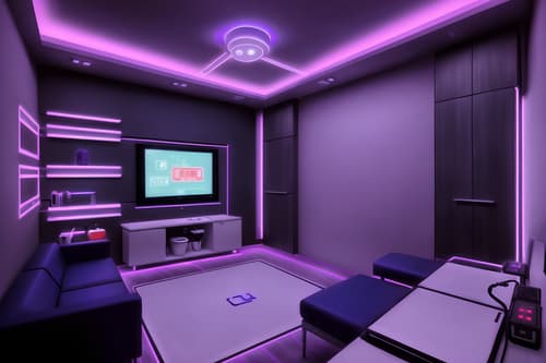 photo from pinterest of gaming room-style interior designed (toilet interior) with toilet with toilet seat up and toilet paper hanger and sink with tap and toilet with toilet seat up. . with purple, red and blue fade light and computer desk with computer displays and keyboard and purple and red lights and multiple displays and at night and dark walls and neon lights and dark room. . cinematic photo, highly detailed, cinematic lighting, ultra-detailed, ultrarealistic, photorealism, 8k. trending on pinterest. gaming room interior design style. masterpiece, cinematic light, ultrarealistic+, photorealistic+, 8k, raw photo, realistic, sharp focus on eyes, (symmetrical eyes), (intact eyes), hyperrealistic, highest quality, best quality, , highly detailed, masterpiece, best quality, extremely detailed 8k wallpaper, masterpiece, best quality, ultra-detailed, best shadow, detailed background, detailed face, detailed eyes, high contrast, best illumination, detailed face, dulux, caustic, dynamic angle, detailed glow. dramatic lighting. highly detailed, insanely detailed hair, symmetrical, intricate details, professionally retouched, 8k high definition. strong bokeh. award winning photo.