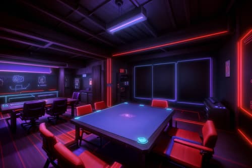 photo from pinterest of gaming room-style interior designed (onsen interior) . with purple and red lights and at night and dark room and purple, red and blue fade light and dark walls and neon letters on wall and neon lights and computer desk with computer displays and keyboard. . cinematic photo, highly detailed, cinematic lighting, ultra-detailed, ultrarealistic, photorealism, 8k. trending on pinterest. gaming room interior design style. masterpiece, cinematic light, ultrarealistic+, photorealistic+, 8k, raw photo, realistic, sharp focus on eyes, (symmetrical eyes), (intact eyes), hyperrealistic, highest quality, best quality, , highly detailed, masterpiece, best quality, extremely detailed 8k wallpaper, masterpiece, best quality, ultra-detailed, best shadow, detailed background, detailed face, detailed eyes, high contrast, best illumination, detailed face, dulux, caustic, dynamic angle, detailed glow. dramatic lighting. highly detailed, insanely detailed hair, symmetrical, intricate details, professionally retouched, 8k high definition. strong bokeh. award winning photo.