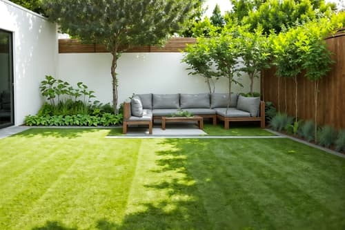 photo from pinterest of minimalist-style designed (outdoor garden ) with garden plants and garden tree and grass and garden plants. . with focus on the shape, colour and texture of just a few of essential elements and functional furniture and an open floor plan and a monochromatic palette with colour used as an accent and clean lines and lots of light and focus on the shape, colour and texture of just a few of essential elements. . cinematic photo, highly detailed, cinematic lighting, ultra-detailed, ultrarealistic, photorealism, 8k. trending on pinterest. minimalist design style. masterpiece, cinematic light, ultrarealistic+, photorealistic+, 8k, raw photo, realistic, sharp focus on eyes, (symmetrical eyes), (intact eyes), hyperrealistic, highest quality, best quality, , highly detailed, masterpiece, best quality, extremely detailed 8k wallpaper, masterpiece, best quality, ultra-detailed, best shadow, detailed background, detailed face, detailed eyes, high contrast, best illumination, detailed face, dulux, caustic, dynamic angle, detailed glow. dramatic lighting. highly detailed, insanely detailed hair, symmetrical, intricate details, professionally retouched, 8k high definition. strong bokeh. award winning photo.