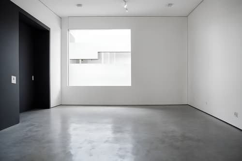 photo from pinterest of minimalist-style interior designed (exhibition space interior) . with focus on the shape, colour and texture of just a few of essential elements and functional furniture and lots of light and clean lines and a monochromatic palette with colour used as an accent and an open floor plan and focus on the shape, colour and texture of just a few of essential elements. . cinematic photo, highly detailed, cinematic lighting, ultra-detailed, ultrarealistic, photorealism, 8k. trending on pinterest. minimalist interior design style. masterpiece, cinematic light, ultrarealistic+, photorealistic+, 8k, raw photo, realistic, sharp focus on eyes, (symmetrical eyes), (intact eyes), hyperrealistic, highest quality, best quality, , highly detailed, masterpiece, best quality, extremely detailed 8k wallpaper, masterpiece, best quality, ultra-detailed, best shadow, detailed background, detailed face, detailed eyes, high contrast, best illumination, detailed face, dulux, caustic, dynamic angle, detailed glow. dramatic lighting. highly detailed, insanely detailed hair, symmetrical, intricate details, professionally retouched, 8k high definition. strong bokeh. award winning photo.