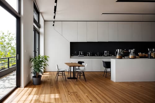 photo from pinterest of minimalist-style interior designed (coffee shop interior) . with an open floor plan and clean lines and a monochromatic palette with colour used as an accent and functional furniture and focus on the shape, colour and texture of just a few of essential elements and lots of light and an open floor plan. . cinematic photo, highly detailed, cinematic lighting, ultra-detailed, ultrarealistic, photorealism, 8k. trending on pinterest. minimalist interior design style. masterpiece, cinematic light, ultrarealistic+, photorealistic+, 8k, raw photo, realistic, sharp focus on eyes, (symmetrical eyes), (intact eyes), hyperrealistic, highest quality, best quality, , highly detailed, masterpiece, best quality, extremely detailed 8k wallpaper, masterpiece, best quality, ultra-detailed, best shadow, detailed background, detailed face, detailed eyes, high contrast, best illumination, detailed face, dulux, caustic, dynamic angle, detailed glow. dramatic lighting. highly detailed, insanely detailed hair, symmetrical, intricate details, professionally retouched, 8k high definition. strong bokeh. award winning photo.