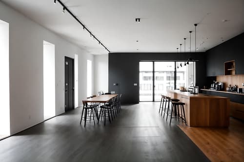 photo from pinterest of minimalist-style interior designed (coffee shop interior) . with an open floor plan and clean lines and a monochromatic palette with colour used as an accent and functional furniture and focus on the shape, colour and texture of just a few of essential elements and lots of light and an open floor plan. . cinematic photo, highly detailed, cinematic lighting, ultra-detailed, ultrarealistic, photorealism, 8k. trending on pinterest. minimalist interior design style. masterpiece, cinematic light, ultrarealistic+, photorealistic+, 8k, raw photo, realistic, sharp focus on eyes, (symmetrical eyes), (intact eyes), hyperrealistic, highest quality, best quality, , highly detailed, masterpiece, best quality, extremely detailed 8k wallpaper, masterpiece, best quality, ultra-detailed, best shadow, detailed background, detailed face, detailed eyes, high contrast, best illumination, detailed face, dulux, caustic, dynamic angle, detailed glow. dramatic lighting. highly detailed, insanely detailed hair, symmetrical, intricate details, professionally retouched, 8k high definition. strong bokeh. award winning photo.