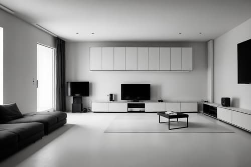 photo from pinterest of minimalist-style interior designed (gaming room interior) . with clean lines and an open floor plan and a monochromatic palette with colour used as an accent and lots of light and focus on the shape, colour and texture of just a few of essential elements and functional furniture and clean lines. . cinematic photo, highly detailed, cinematic lighting, ultra-detailed, ultrarealistic, photorealism, 8k. trending on pinterest. minimalist interior design style. masterpiece, cinematic light, ultrarealistic+, photorealistic+, 8k, raw photo, realistic, sharp focus on eyes, (symmetrical eyes), (intact eyes), hyperrealistic, highest quality, best quality, , highly detailed, masterpiece, best quality, extremely detailed 8k wallpaper, masterpiece, best quality, ultra-detailed, best shadow, detailed background, detailed face, detailed eyes, high contrast, best illumination, detailed face, dulux, caustic, dynamic angle, detailed glow. dramatic lighting. highly detailed, insanely detailed hair, symmetrical, intricate details, professionally retouched, 8k high definition. strong bokeh. award winning photo.