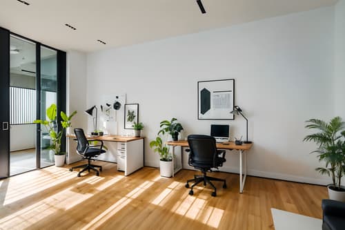 photo from pinterest of minimalist-style interior designed (home office interior) with plant and cabinets and computer desk and office chair and desk lamp and plant. . with functional furniture and lots of light and focus on the shape, colour and texture of just a few of essential elements and clean lines and an open floor plan and a monochromatic palette with colour used as an accent and functional furniture. . cinematic photo, highly detailed, cinematic lighting, ultra-detailed, ultrarealistic, photorealism, 8k. trending on pinterest. minimalist interior design style. masterpiece, cinematic light, ultrarealistic+, photorealistic+, 8k, raw photo, realistic, sharp focus on eyes, (symmetrical eyes), (intact eyes), hyperrealistic, highest quality, best quality, , highly detailed, masterpiece, best quality, extremely detailed 8k wallpaper, masterpiece, best quality, ultra-detailed, best shadow, detailed background, detailed face, detailed eyes, high contrast, best illumination, detailed face, dulux, caustic, dynamic angle, detailed glow. dramatic lighting. highly detailed, insanely detailed hair, symmetrical, intricate details, professionally retouched, 8k high definition. strong bokeh. award winning photo.