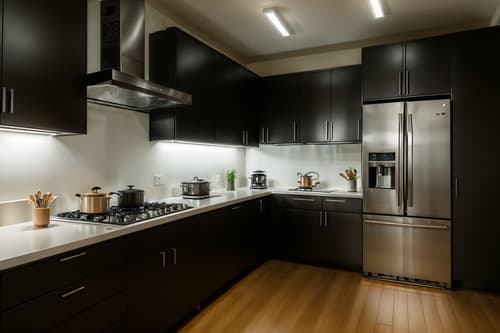 photo from pinterest of japanese design-style interior designed (kitchen interior) with stove and kitchen cabinets and worktops and plant and refrigerator and sink and stove. . with . . cinematic photo, highly detailed, cinematic lighting, ultra-detailed, ultrarealistic, photorealism, 8k. trending on pinterest. japanese design interior design style. masterpiece, cinematic light, ultrarealistic+, photorealistic+, 8k, raw photo, realistic, sharp focus on eyes, (symmetrical eyes), (intact eyes), hyperrealistic, highest quality, best quality, , highly detailed, masterpiece, best quality, extremely detailed 8k wallpaper, masterpiece, best quality, ultra-detailed, best shadow, detailed background, detailed face, detailed eyes, high contrast, best illumination, detailed face, dulux, caustic, dynamic angle, detailed glow. dramatic lighting. highly detailed, insanely detailed hair, symmetrical, intricate details, professionally retouched, 8k high definition. strong bokeh. award winning photo.