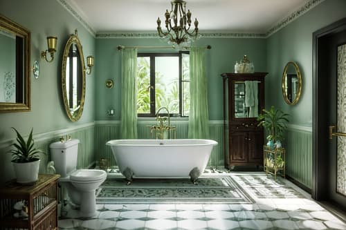 photo from pinterest of eclectic-style interior designed (bathroom interior) with bath rail and plant and mirror and shower and bathroom cabinet and waste basket and bathroom sink with faucet and toilet seat. . . cinematic photo, highly detailed, cinematic lighting, ultra-detailed, ultrarealistic, photorealism, 8k. trending on pinterest. eclectic interior design style. masterpiece, cinematic light, ultrarealistic+, photorealistic+, 8k, raw photo, realistic, sharp focus on eyes, (symmetrical eyes), (intact eyes), hyperrealistic, highest quality, best quality, , highly detailed, masterpiece, best quality, extremely detailed 8k wallpaper, masterpiece, best quality, ultra-detailed, best shadow, detailed background, detailed face, detailed eyes, high contrast, best illumination, detailed face, dulux, caustic, dynamic angle, detailed glow. dramatic lighting. highly detailed, insanely detailed hair, symmetrical, intricate details, professionally retouched, 8k high definition. strong bokeh. award winning photo.