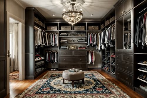 photo from pinterest of eclectic-style interior designed (walk in closet interior) . . cinematic photo, highly detailed, cinematic lighting, ultra-detailed, ultrarealistic, photorealism, 8k. trending on pinterest. eclectic interior design style. masterpiece, cinematic light, ultrarealistic+, photorealistic+, 8k, raw photo, realistic, sharp focus on eyes, (symmetrical eyes), (intact eyes), hyperrealistic, highest quality, best quality, , highly detailed, masterpiece, best quality, extremely detailed 8k wallpaper, masterpiece, best quality, ultra-detailed, best shadow, detailed background, detailed face, detailed eyes, high contrast, best illumination, detailed face, dulux, caustic, dynamic angle, detailed glow. dramatic lighting. highly detailed, insanely detailed hair, symmetrical, intricate details, professionally retouched, 8k high definition. strong bokeh. award winning photo.