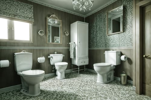 photo from pinterest of eclectic-style interior designed (toilet interior) with toilet with toilet seat up and toilet paper hanger and sink with tap and toilet with toilet seat up. . . cinematic photo, highly detailed, cinematic lighting, ultra-detailed, ultrarealistic, photorealism, 8k. trending on pinterest. eclectic interior design style. masterpiece, cinematic light, ultrarealistic+, photorealistic+, 8k, raw photo, realistic, sharp focus on eyes, (symmetrical eyes), (intact eyes), hyperrealistic, highest quality, best quality, , highly detailed, masterpiece, best quality, extremely detailed 8k wallpaper, masterpiece, best quality, ultra-detailed, best shadow, detailed background, detailed face, detailed eyes, high contrast, best illumination, detailed face, dulux, caustic, dynamic angle, detailed glow. dramatic lighting. highly detailed, insanely detailed hair, symmetrical, intricate details, professionally retouched, 8k high definition. strong bokeh. award winning photo.