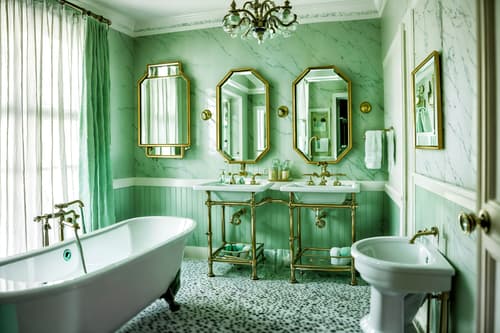 photo from pinterest of eclectic-style interior designed (hotel bathroom interior) with mirror and bathtub and waste basket and bath towel and bath rail and shower and bathroom sink with faucet and toilet seat. . . cinematic photo, highly detailed, cinematic lighting, ultra-detailed, ultrarealistic, photorealism, 8k. trending on pinterest. eclectic interior design style. masterpiece, cinematic light, ultrarealistic+, photorealistic+, 8k, raw photo, realistic, sharp focus on eyes, (symmetrical eyes), (intact eyes), hyperrealistic, highest quality, best quality, , highly detailed, masterpiece, best quality, extremely detailed 8k wallpaper, masterpiece, best quality, ultra-detailed, best shadow, detailed background, detailed face, detailed eyes, high contrast, best illumination, detailed face, dulux, caustic, dynamic angle, detailed glow. dramatic lighting. highly detailed, insanely detailed hair, symmetrical, intricate details, professionally retouched, 8k high definition. strong bokeh. award winning photo.