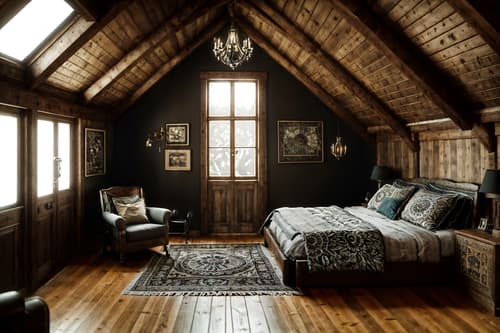 photo from pinterest of eclectic-style interior designed (attic interior) . . cinematic photo, highly detailed, cinematic lighting, ultra-detailed, ultrarealistic, photorealism, 8k. trending on pinterest. eclectic interior design style. masterpiece, cinematic light, ultrarealistic+, photorealistic+, 8k, raw photo, realistic, sharp focus on eyes, (symmetrical eyes), (intact eyes), hyperrealistic, highest quality, best quality, , highly detailed, masterpiece, best quality, extremely detailed 8k wallpaper, masterpiece, best quality, ultra-detailed, best shadow, detailed background, detailed face, detailed eyes, high contrast, best illumination, detailed face, dulux, caustic, dynamic angle, detailed glow. dramatic lighting. highly detailed, insanely detailed hair, symmetrical, intricate details, professionally retouched, 8k high definition. strong bokeh. award winning photo.
