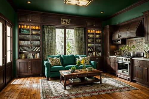 photo from pinterest of eclectic-style interior designed (kitchen living combo interior) with televisions and coffee tables and bookshelves and kitchen cabinets and worktops and furniture and plant and sink. . . cinematic photo, highly detailed, cinematic lighting, ultra-detailed, ultrarealistic, photorealism, 8k. trending on pinterest. eclectic interior design style. masterpiece, cinematic light, ultrarealistic+, photorealistic+, 8k, raw photo, realistic, sharp focus on eyes, (symmetrical eyes), (intact eyes), hyperrealistic, highest quality, best quality, , highly detailed, masterpiece, best quality, extremely detailed 8k wallpaper, masterpiece, best quality, ultra-detailed, best shadow, detailed background, detailed face, detailed eyes, high contrast, best illumination, detailed face, dulux, caustic, dynamic angle, detailed glow. dramatic lighting. highly detailed, insanely detailed hair, symmetrical, intricate details, professionally retouched, 8k high definition. strong bokeh. award winning photo.