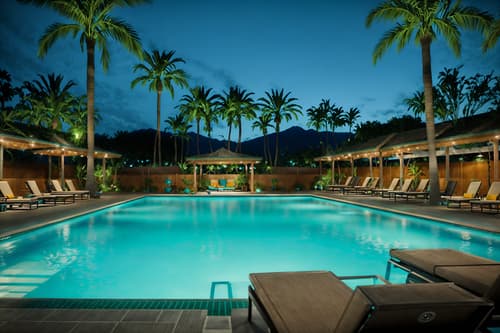 photo from pinterest of eclectic-style designed (outdoor pool area ) with pool and pool lights and pool lounge chairs and pool. . . cinematic photo, highly detailed, cinematic lighting, ultra-detailed, ultrarealistic, photorealism, 8k. trending on pinterest. eclectic design style. masterpiece, cinematic light, ultrarealistic+, photorealistic+, 8k, raw photo, realistic, sharp focus on eyes, (symmetrical eyes), (intact eyes), hyperrealistic, highest quality, best quality, , highly detailed, masterpiece, best quality, extremely detailed 8k wallpaper, masterpiece, best quality, ultra-detailed, best shadow, detailed background, detailed face, detailed eyes, high contrast, best illumination, detailed face, dulux, caustic, dynamic angle, detailed glow. dramatic lighting. highly detailed, insanely detailed hair, symmetrical, intricate details, professionally retouched, 8k high definition. strong bokeh. award winning photo.