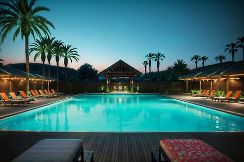 photo from pinterest of eclectic-style designed (outdoor pool area ) with pool and pool lights and pool lounge chairs and pool. . . cinematic photo, highly detailed, cinematic lighting, ultra-detailed, ultrarealistic, photorealism, 8k. trending on pinterest. eclectic design style. masterpiece, cinematic light, ultrarealistic+, photorealistic+, 8k, raw photo, realistic, sharp focus on eyes, (symmetrical eyes), (intact eyes), hyperrealistic, highest quality, best quality, , highly detailed, masterpiece, best quality, extremely detailed 8k wallpaper, masterpiece, best quality, ultra-detailed, best shadow, detailed background, detailed face, detailed eyes, high contrast, best illumination, detailed face, dulux, caustic, dynamic angle, detailed glow. dramatic lighting. highly detailed, insanely detailed hair, symmetrical, intricate details, professionally retouched, 8k high definition. strong bokeh. award winning photo.