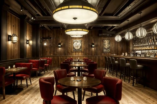 photo from pinterest of eclectic-style interior designed (restaurant interior) with restaurant decor and restaurant chairs and restaurant dining tables and restaurant bar and restaurant decor. . . cinematic photo, highly detailed, cinematic lighting, ultra-detailed, ultrarealistic, photorealism, 8k. trending on pinterest. eclectic interior design style. masterpiece, cinematic light, ultrarealistic+, photorealistic+, 8k, raw photo, realistic, sharp focus on eyes, (symmetrical eyes), (intact eyes), hyperrealistic, highest quality, best quality, , highly detailed, masterpiece, best quality, extremely detailed 8k wallpaper, masterpiece, best quality, ultra-detailed, best shadow, detailed background, detailed face, detailed eyes, high contrast, best illumination, detailed face, dulux, caustic, dynamic angle, detailed glow. dramatic lighting. highly detailed, insanely detailed hair, symmetrical, intricate details, professionally retouched, 8k high definition. strong bokeh. award winning photo.