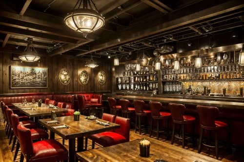 photo from pinterest of eclectic-style interior designed (restaurant interior) with restaurant decor and restaurant chairs and restaurant dining tables and restaurant bar and restaurant decor. . . cinematic photo, highly detailed, cinematic lighting, ultra-detailed, ultrarealistic, photorealism, 8k. trending on pinterest. eclectic interior design style. masterpiece, cinematic light, ultrarealistic+, photorealistic+, 8k, raw photo, realistic, sharp focus on eyes, (symmetrical eyes), (intact eyes), hyperrealistic, highest quality, best quality, , highly detailed, masterpiece, best quality, extremely detailed 8k wallpaper, masterpiece, best quality, ultra-detailed, best shadow, detailed background, detailed face, detailed eyes, high contrast, best illumination, detailed face, dulux, caustic, dynamic angle, detailed glow. dramatic lighting. highly detailed, insanely detailed hair, symmetrical, intricate details, professionally retouched, 8k high definition. strong bokeh. award winning photo.