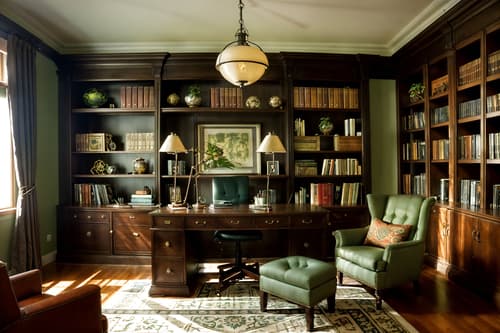 photo from pinterest of eclectic-style interior designed (study room interior) with desk lamp and lounge chair and bookshelves and cabinets and writing desk and office chair and plant and desk lamp. . . cinematic photo, highly detailed, cinematic lighting, ultra-detailed, ultrarealistic, photorealism, 8k. trending on pinterest. eclectic interior design style. masterpiece, cinematic light, ultrarealistic+, photorealistic+, 8k, raw photo, realistic, sharp focus on eyes, (symmetrical eyes), (intact eyes), hyperrealistic, highest quality, best quality, , highly detailed, masterpiece, best quality, extremely detailed 8k wallpaper, masterpiece, best quality, ultra-detailed, best shadow, detailed background, detailed face, detailed eyes, high contrast, best illumination, detailed face, dulux, caustic, dynamic angle, detailed glow. dramatic lighting. highly detailed, insanely detailed hair, symmetrical, intricate details, professionally retouched, 8k high definition. strong bokeh. award winning photo.