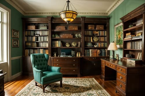 photo from pinterest of eclectic-style interior designed (study room interior) with desk lamp and lounge chair and bookshelves and cabinets and writing desk and office chair and plant and desk lamp. . . cinematic photo, highly detailed, cinematic lighting, ultra-detailed, ultrarealistic, photorealism, 8k. trending on pinterest. eclectic interior design style. masterpiece, cinematic light, ultrarealistic+, photorealistic+, 8k, raw photo, realistic, sharp focus on eyes, (symmetrical eyes), (intact eyes), hyperrealistic, highest quality, best quality, , highly detailed, masterpiece, best quality, extremely detailed 8k wallpaper, masterpiece, best quality, ultra-detailed, best shadow, detailed background, detailed face, detailed eyes, high contrast, best illumination, detailed face, dulux, caustic, dynamic angle, detailed glow. dramatic lighting. highly detailed, insanely detailed hair, symmetrical, intricate details, professionally retouched, 8k high definition. strong bokeh. award winning photo.